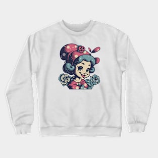 Vintage flower girl Crewneck Sweatshirt